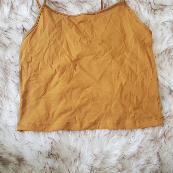 NWT Women's Mustard Spag-Strap top 🌴 - Picture 4 of 4